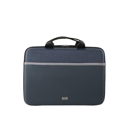 Bleu et rigide sac d'ordinateur portable 16,2" anti-choc avec poignée confort