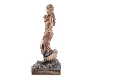 Statuette Aphrodite Veronese miniature peinte couleur bronze antique - 8