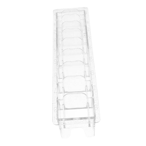 SOESFOUFU Hair Clipper Combs Holder 10 Grids Storage Box Barber Organizer Clipper Guard Organizer