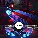 CLighting LED Motorcycle Lights Kit Angel Wings Lamp for Car Motorcycles Jeep Trucks Off Road Bicycle Kawasaki Harley ATV SUV Vehicle Boat (Ice Blue)