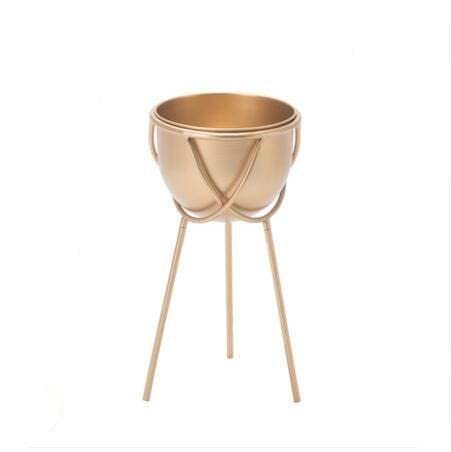 Unique Lifestyle Round Three Leg Planter stand golden pot are not include (B0B1VG7TYS) Amazon Price History, Amazon Price Tracker
