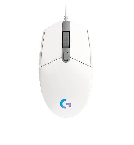 Logitech Gaming Mouse G102 LIGHTSYNC - Mouse per destrorsi, ottico, 6 pulsanti, cablato, USB, bianco - Immagine 1