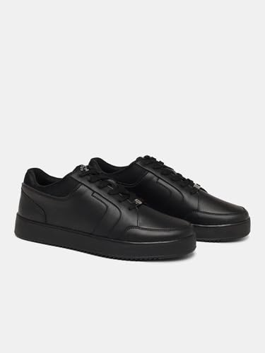 Image of WROGN Men's PU Sneakers | Lace-Up Design | Cushioned Breathable Sole