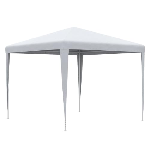 Carpa Plegable Carpa de jardín Outsunny for Fiestas, Bodas y Patio, Color Blanco(White)