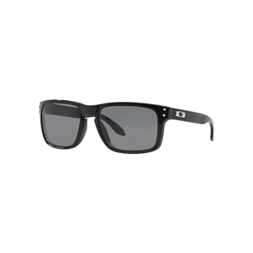 Óculos de Sol Oakley Polarizado Holbrook 0OO9102L 910202 Tam 55 / Preto - Lentes Grey Polarized