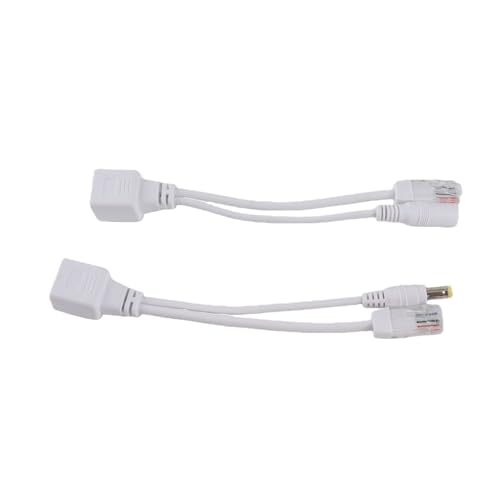 Kit pasivo de divisores y inyectores PoE blanco duradero para dispositivos de red inalámbrica miniatura 3