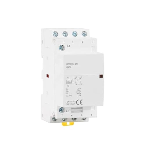 Contacteur 4P 25A 4NO DC 24V relais de commande pour automatisme industriel