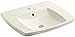 KOHLER K-2381-1-96 Kelston Self-Rimming Bathroom Sink with Single-Hole Faucet Drilling, Biscuit