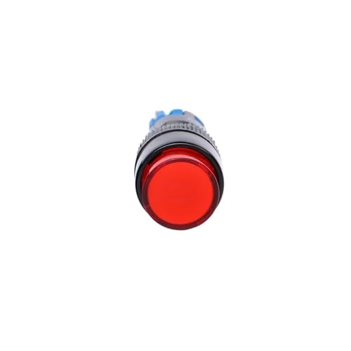 Interrupteur bouton-poussoir 12mm LED rouge autobloquant 5 broches 12V