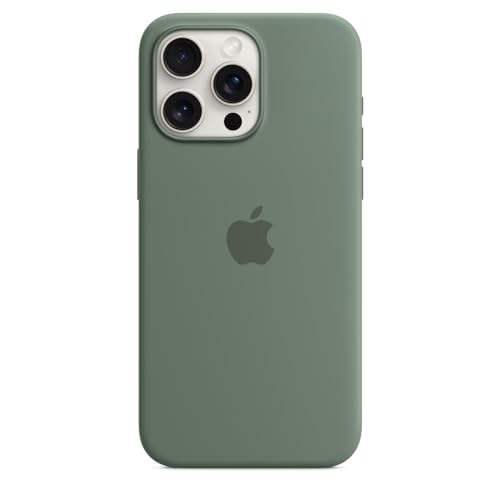 Image of Apple iPhone 15 Pro Max Silicone Case with MagSafe - Cypress