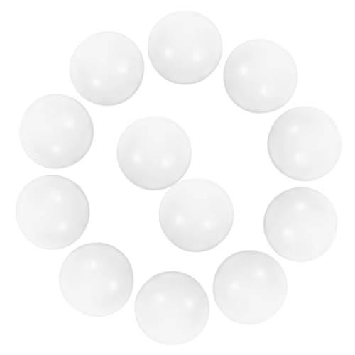 ERINGOGO 24pcs Mini Table Football Foosball Table Parts Foosball Ball for Adult Tabletop Soccer Balls Table, 3.20X3.20X3.20CM, White, LF563AQK9501581BD