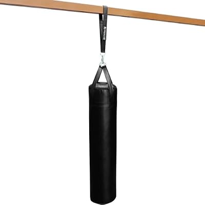 Meister Heavy Bag Hanger Strap Mount for Boxing & MMA Punching Bags - Black