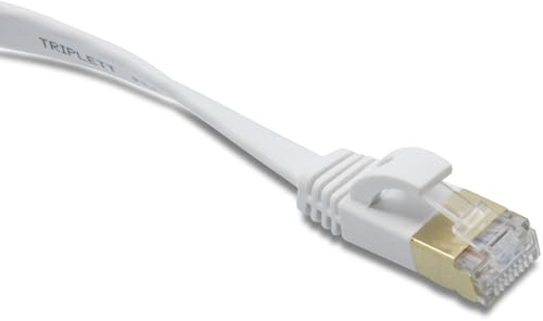 Cable patch plano CAT7 Triplett 7.62 m 28AWG miniatura 2
