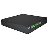 Helping Hand Company Lowzone ECO Memory Foam Pressure Relieving Cushion. Low Risk with Wipeable Cover for Elderly, Pressure Sore Relief, Tailbone Pain Relief Cushion, Bed Sores (18" x 18")