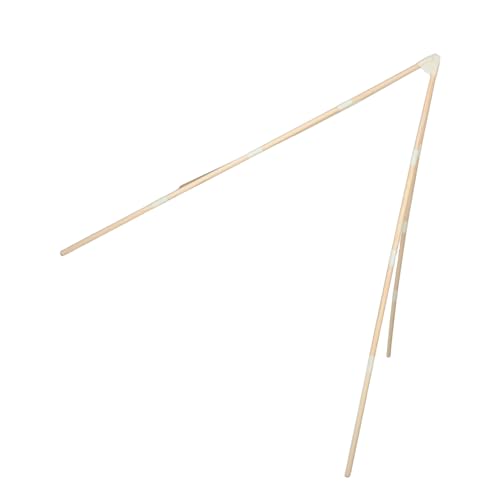 MOLUCKFU Soportes de Madera para Tienda Infantil Varillas de Madera Maciza con Conectores Triangulares para Reparación y Montaje de Teepee Accesorios para Refuerzo de Estructura