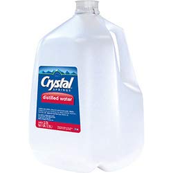 Crystal Springs, Distilled Water, 2.5 Gal
