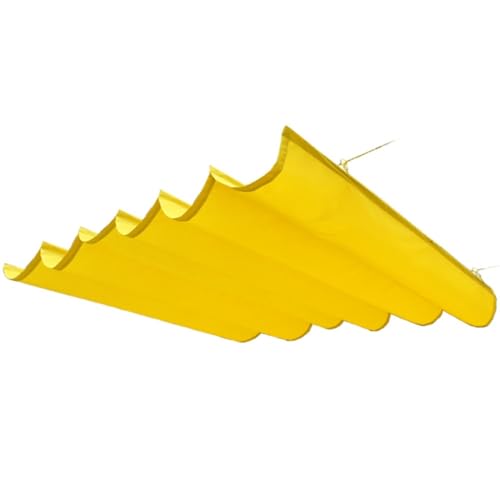 Toldo retráctil de onda – Toldo impermeable con protección UV con kit de montaje para patio al aire libre, pérgola y invernadero – Cubierta de refugio solar resistente a la lluvia