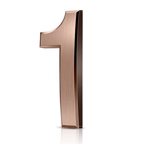 Vicloon Numero Civico, Numero Civico Segnale in ABS Acrilico, 3D Moderna Porta Numeri Segnaletica Targa Numeri Indirizzo Di Casa, 3 Pollici (7.5cm), Galleggiante Aspetto E Facile Da Installare