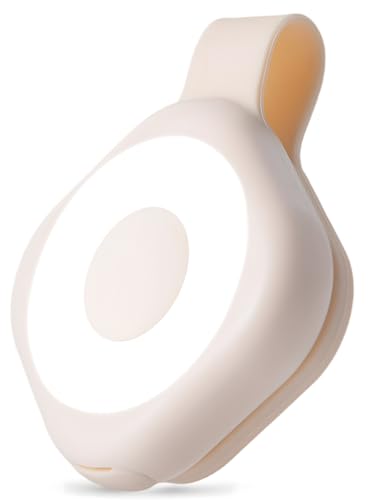 sayrrame Magnetic Clip Nurse Light 6 Brightness LED Badge Reel Light with White/Warm/Red Color Modes Type-C Rechargeable Hands-Free Nurse Essentials for Night Shift Nursing Elderly Care
