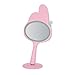 Impressions Vanity My Melody LED Handheld Makeup Mirror for Desk, Lighted Travel Makeup Mirror with Detachable Standing Base, Ultra Bright Adjustable Lighting and My Melody Figural Shaped Design
