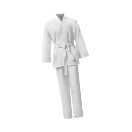 Yiju Karate Uniform, Karate Suits Set, Lightweight with Belt Costume Karate Clothing, for Competition Karate Sparring, 130