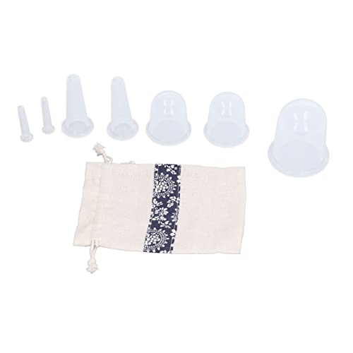 Massageador de Rolo Portátil, Relaxamento Muscular Portátil Alívio do Estresse 7 Copos Transparentes