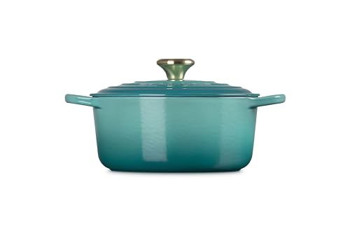 Image of Le Creuset Enameled Cast Iron Signature Round Dutch Oven, 4.5 qt., Riviera