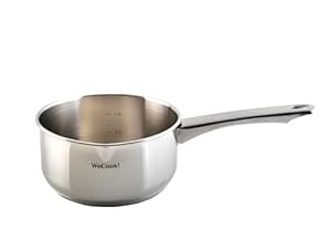 WeCook! 63016 Edelstahl Stielkasserolle 16cm