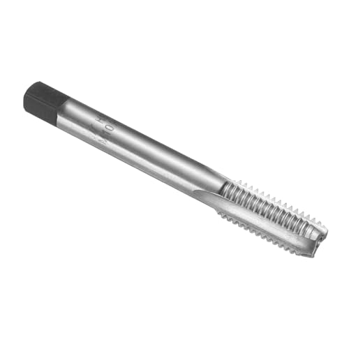 sourcing map Hand Plug Tap M10 x 1.5 H2 Metric Thread Plug Style Taps Straight Flute Screw Tapping Threading Tool High Speed Steel HSS6542