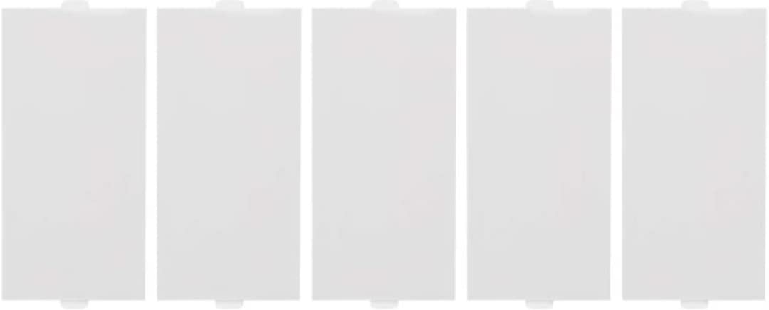 Modular Blanking Glossy Finish Plates Switch Cover Polycarbonate Material (White,) Pcs 5-image-48