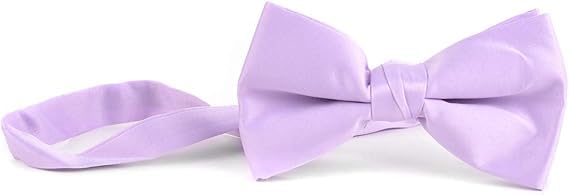 boxed-gifts Solid Banded Bow Ties for Men with Adjustable Strap3