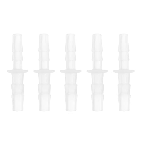HEROFFIX 5 Pcs Aquarium Plastic Hose Barb Fitting 1/8