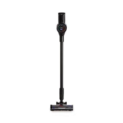 CREATE / Cyclone Force Pro/Aspiradora Vertical sin Cable Negro/Batería de Larga duración, 25.9V, autonomía 70min, Pantalla Digital, Filtro HEPA, Accesorios, 350W