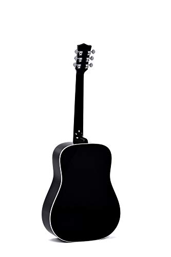 Sigma Guitars DM-SG5-BK+ – Édition limitée – Noir. - Les Beatles, Paul McCartney, John Lennon, RIngo Starr, George Harrison Sigma Guitars DM-SG5-BK+ - Édition limitée - Noir. – Image 4