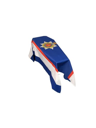 Bandera de ataúd Royal Corps of Transport con acabado premium para protocolo