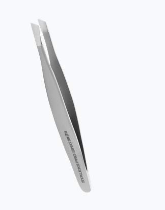 Vj Eyebrow Tweezers Staleks TE-20 Beauty Tools Implements Instruments for Beautician Brow Hair Removal (Type 3)