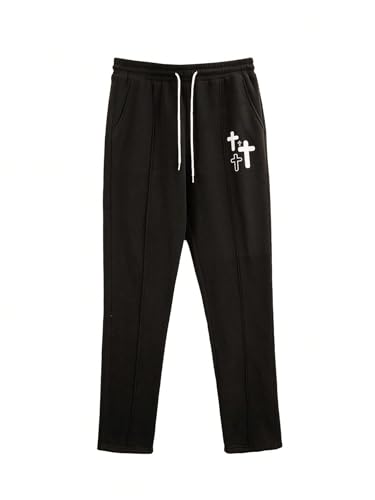 GORGLITTER Men's Flared Sweatpants with Code 8U7SE3U5