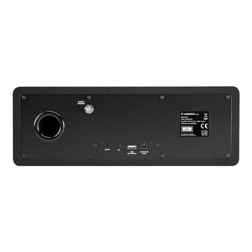Albrecht DR 895 CD Kompaktanlage, DAB+/UKW/Internet/CD, 27895, Schwarz, mit 4" Farbdisplay, Stereo Musik und Podcast Streaming,USB, App Steuerung – Bild 5