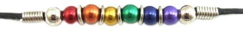 PHS International Rainbow Alum Balls Bracelet - 9