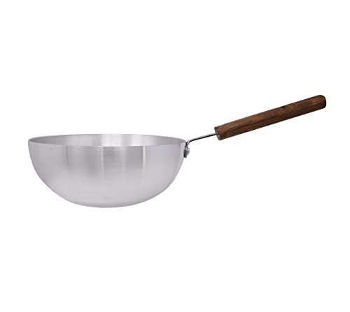Sov Aluminium Biryani Pan with Wooden Handle (24cm)