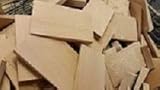  50 Hartholzkeile 120x50x25 mm