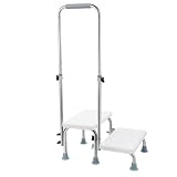 Fianao Sgabello a 2 gradini con manico stabile e portatile per letto rialzato 1 set