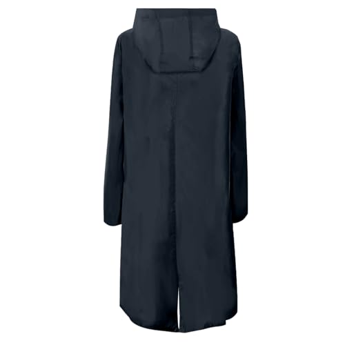 Chubasquero para mujer impermeable y transpirable con botones para lluvia intensa 5