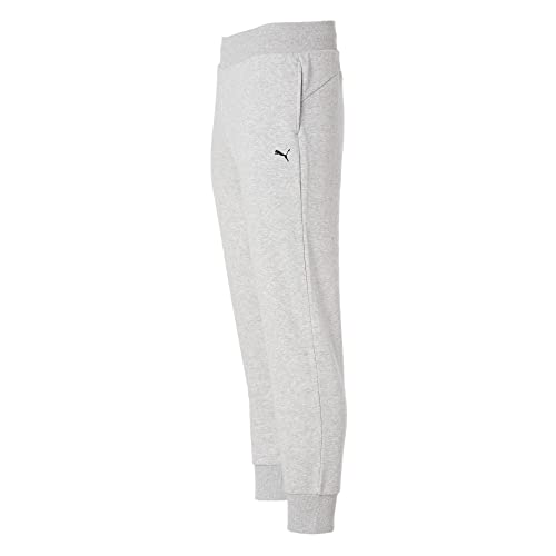 PUMA Calça de moletom feminina Essentials de lã, Cinza-claro urze gato, Medium