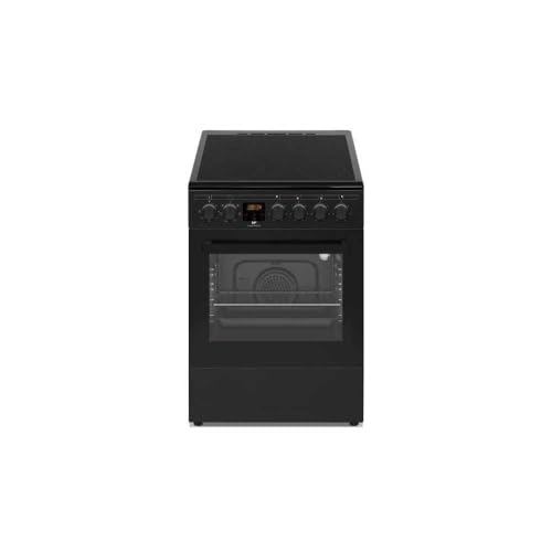 Cuisiniere vitrocéramique CONTINENTAL EDISON CECV50FCB - 4 feux - L49.5 x H82.7 xP58 cm - Noir