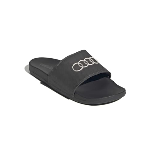 adidas Unisex-Adult Adilette Comfort Audi, Utility Black/Utility Black/Chalk Pearl, 9 by adidas - Image 3