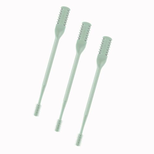 Yeezyfafa 3 Pack Nasal Hair Cutter for Women Manual, 2 in 1 Double Sided Nose Hair Remover