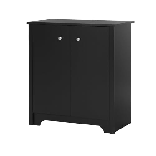 South Shore Small 2-Door Storage Cabinet with Adjustable Shelf, Pure
