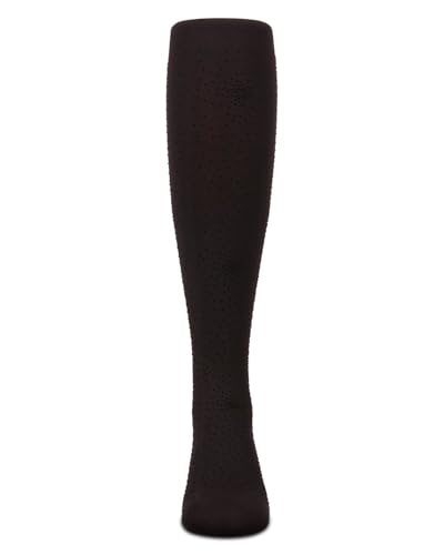 MeMoi Girls Opaque Fireworks Flocked Tights4