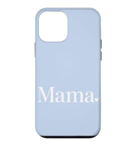 Mama Elegant Typography Minimalist Heart for Mothers - �u���[ �X�}�z�P�[�X iPhone 12 mini �p